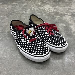 Vans Disney X Custom Mickey Mouse Silhouette Polka Dots Mens 5 Womens 6.5